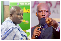 Rev Charles Owusu (L) and Prophet Kofi Oduro