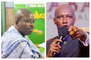 Rev Charles Owusu (L) and Prophet Kofi Oduro
