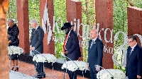 Former US president Bill Clinton, and South Sudan's President Salva Kiir among other dignitaries