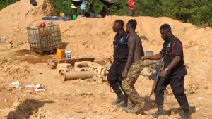 Suspected galamseyers have been arrested by the police