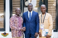 Osei Assibey Antwi (left) and Bakary Y. Badjie (middle)