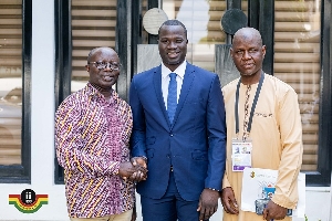 The Gambia Sports Minister Visits Ghana