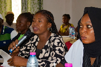 Participants in the post-election forum