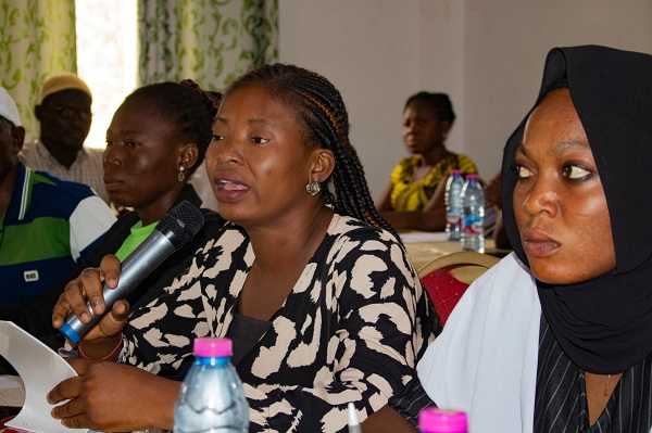 Participants in the post-election forum