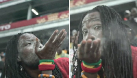 Black Star fan blew powder during Ghana vs Panama game