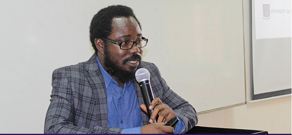 Senior lecturer at the University of Ghana Prof Kobby Mensah
