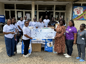 Some of the members of the team wit their presentation