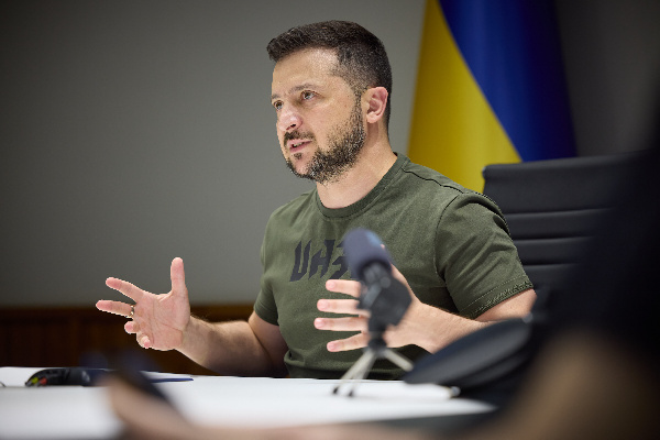 President Volodymyr Zelensky held his first African interview recently