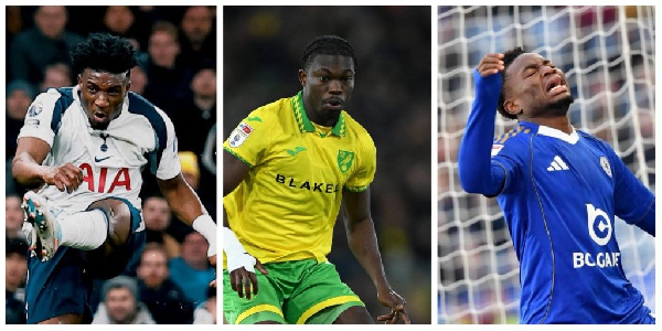 Kudus (L) scored a spectacular goal for Tottenham in their 2-1 loss to Fulham