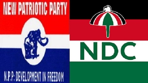 The NPP And NDC Flags67