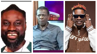 (L-R) Roman Fada, Sugar Ranking and Shatta Wale