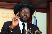 South Sudan's President Salva Kiir hopes the talks will yield positive results