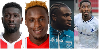 From L to R: Derrick Luckassen, Marvin Senaya, Daniel Agyei, Patrick Pfeiffer are Ghanaian players
