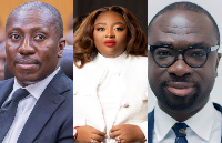 L-R: Afenyo-Markin, Gifty Oware-Mensah and Baffour Awuah