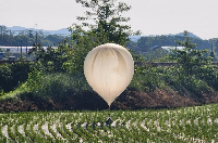 North Korea floats more rubbish-filled balloons over South Korean border