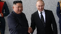 Vladimir Putin da Kim Jong Un
