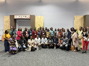 Issifu Seidu among other officials in a photograph at the event
