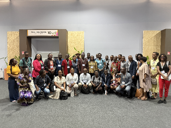 Issifu Seidu among other officials in a photograph at the event