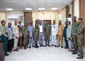 Samuel Basintale Amadu paid a courtesy visit to the North East Region