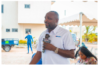 John Boadu addressing party faithful during the engagement