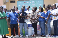 The MyHelp-YourHelp made donations to the female prisoners at the Nsawam prison