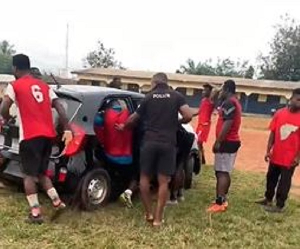 The injured player was reportedly pronounced dead at the hospital
