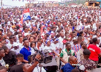 NPP faithful at the final rally in Kumawu