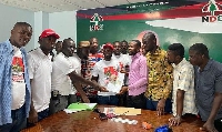 Some members of the NDC who submitted the forms on behalf of Chief Biney