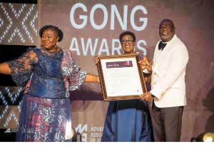 Francis Dadzie was honored at the just ended Gong Gong Festival of Creativity & Awards