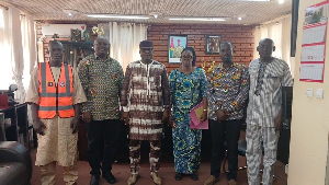 Group picture with the Director General of CBC (third from left) and his team