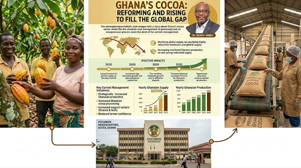 Global cocoa supply is falling, and all eyes are on Ghana