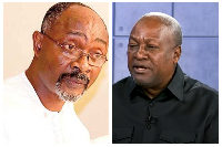 Alfred Woyome [L] and President-elect John Mahama