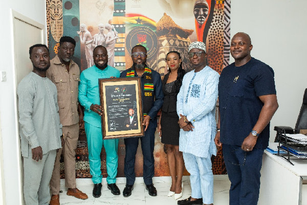 The meeting took place on April 15, 2025, at the Office of the Diaspora Affairs, Jubilee House