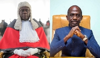 Justice Kwasi Anin-Yeboah (left), Johnson Asiedu Nketiah (right)