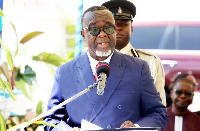 Chief Justice Baffoe-Bonnie addressing the gathering