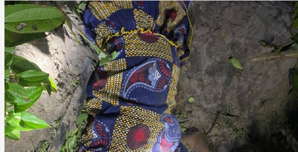 The body of the late Haggar Nyorkpatey, 27 years was discovered at her farm at Yaw Wusukrom