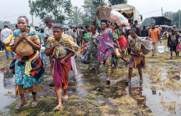 Congolese refugees flee ongoing clashes in eastern Democratic Republic of Congo