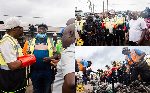 BoG Governor joins Agbogbloshie clean-up exercise, urges proper handling of cedi BoG Governor joins Agbogbloshie clean-up exercise, urges proper handling of cedi