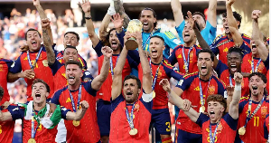 Winners Spain were one of six European teams to reach the quarter-finals of this summer's World Cup