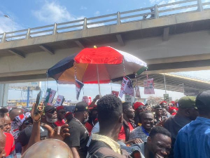 The NDC protested against the EC over voter register anomalies