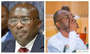 Mahamudu Bawumia (left) and Kennedy Agyapong (right)