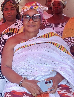 Nana Oforiwaa Denkyeraa Nkwabita is the Queen Mother of Akyem Kukurantumi