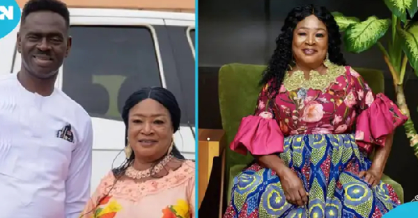 Yaw Sarpong (L) and his best friend cum leading vocalist, the late Maame Tiwaa (R)