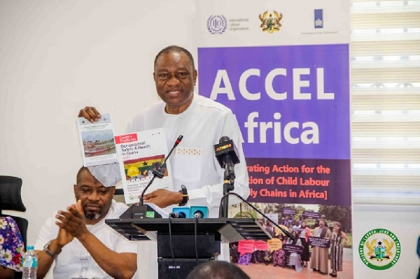 Minister of Labour, Jobs and Employment, Dr Abdul-Rashid Hassan Pelpuo at the launch