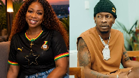 Michy reacts after Shatta Wale claims he bought her house and car for their child