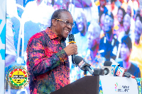 Alban Sumana Kingsford Bagbin at the Annual National PR Summit in Koforidua