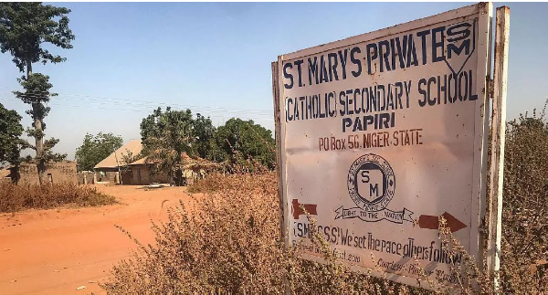 St Mary's Catholic school in central Nigeria where school children were abducted
