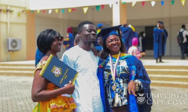 A UCC graduate with her relations
