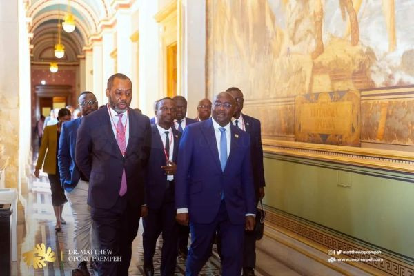 Vice President Dr Mahamudu Bawumia and Energy Minister, Dr Matthew Opoku Prempeh