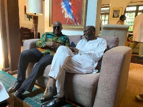 Akufo-Addo with Ken Ofori-Atta